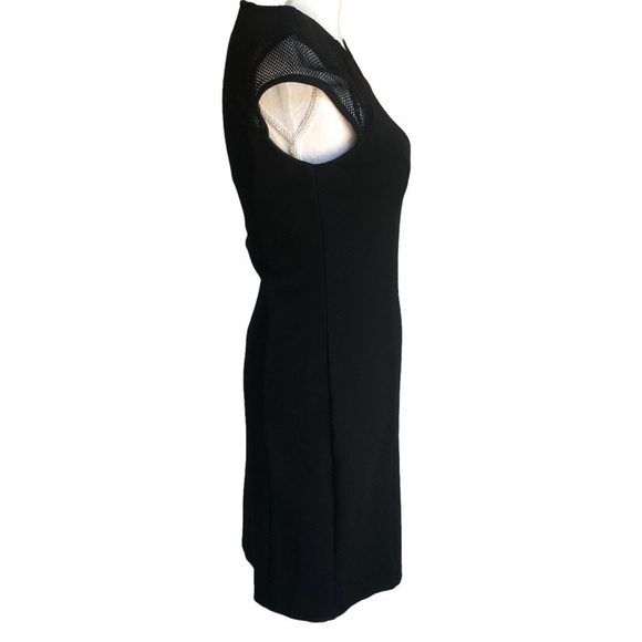 Joseph Ribkoff Body Con Mesh Sleeves Dress 6 - Picture 8 of 11